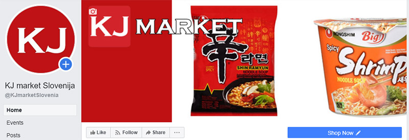 Facebook KJ Market Slovenia